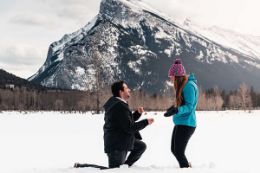 Private Banff Sleigh Ride, romantic engagement proposal idea