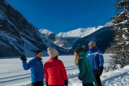 Lake Louise, Banff guided winter tour