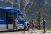 Tour Bus on Banff Evening Wildlife Tour