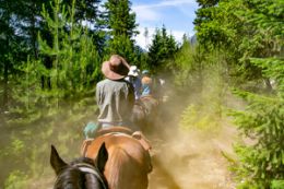 Guided Horseback Ride with Cowboy Supper, Pemberton