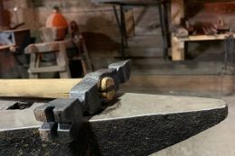 Learn to blacksmith and make a war hammer, Hawkesbury, Ontario