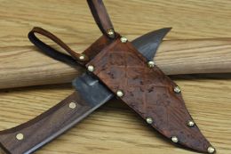 Learn to blacksmith, Hawkesbury, Ontario - leather knife sheath