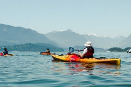 Kayak through BC'sbeautiful Pasley Archipelago