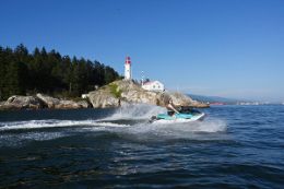 Guided full day Seadoo tour from Granville Island, lighthouse