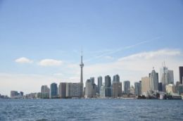 Toronto skyline from Lake Ontario Toronto Harbour