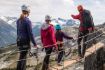 bridge walk on Via Ferrata, Whistler, British Columbia