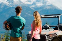 Whister BC backcountry off-road RZR tour couple