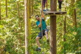 Aerial Obstacle Course Whistler BC treetop adventure