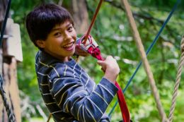 Treetop adventure for kids - Whistler Aerial Obstacle Course