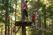  suspended bridges, ziplines & tightropes balancing on the Whistler Aerial Obstacle Course