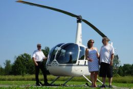1000 Islands helicopter tour sightseeing, Gananoque, Ontario