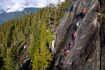 Squamish, BC Via Ferrata experience scaling mountain on ladders