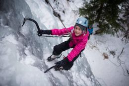 Whistler Ice Climbing Experience young person