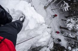 ice climbing lesson, Whistler Blackcomb BC