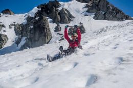 Summer things to do in Whistler BC - Glacier Glissading
