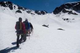 Glacier Glissading and Hike in Whistler BC in summer