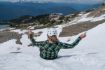 glacier glissading on Whistler Glacier guided tour