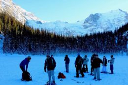 Joffre Lakes guided snowshoe tour, British Columbia