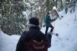 Whistler guided snowshoeing experience, Crater Rim