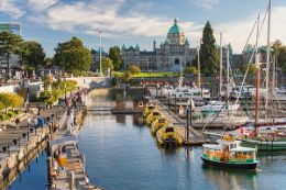 Victoria, Vancouver Island on guided day trip from Vancouver