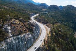 Sea to Sky Highway on Vancouver Whistler Tour
