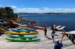 Learn to kayak on the Lower Prospect peninsula, a short drive from Halifax
