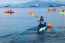 Kayaking Tour, English Bay, Vancouver BC