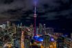 Toronto skyline at night