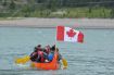 Guided Bow River Paddle in a Big Canoe, Kananaskis