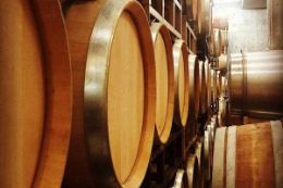 casks of wine at Kelowna wineries