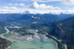 scenic flight over Squamish Whistler British Columbia