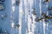 Whistler snowshoeing guided tour aerial view