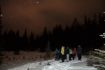 Stargazing winter on Kananaskis snowshoe tour