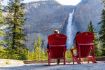 Takakkaw Falls, Kicking Horse Mountain, relaxing