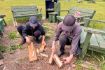 Niagara Ontario basic bushcraft course fire starting