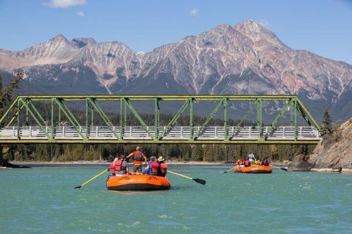 Jasper Rafting Float Trip on the Athabasca River