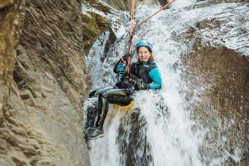 Adrenaline Canyoning Tour , Abraham Lake, AB Adrenaline Canyoning Tour , Abraham Lake, AB
