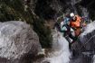 Guided canyoning tour Abraham Lake Alberta
