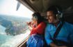 view from helicopter tour over Niagara Falls