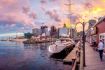 Halifax Waterfront on guide tour, Nova Scotia