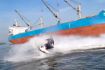 Container ships on Vancouver guided Sea-Doo tour