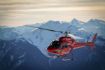 Flying over Blackcomb Whistler Mountains helicopter tour