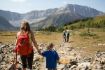 Family Survival Hiking Tour in Kananaskis, Alberta.