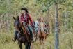 Kananaskis guided Canoe Ride and Horseback Riding