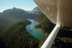 Squamish Floatplane Tour over glaciers with a landing at a remote alpine lake