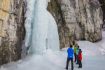 Grotto Canyon Icewalk,Banff National Park winter activities
