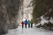 Grotto Canyon Icewalk, Banff winter fun