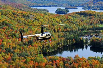 Mont-Tremblant helicopter tour - unique sightseeing activity Mont-Tremblant helicopter tour - unique sightseeing activity