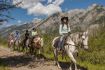 Banff horseback riding and cowboy cookout bbq