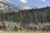 horseback ride Banff Cowboy dinner